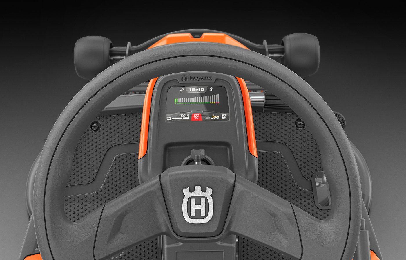 Husqvarna Akku-Frontmäher Rider 200iX – Modell 2025 (Grundgerät ohne Mähdeck)
