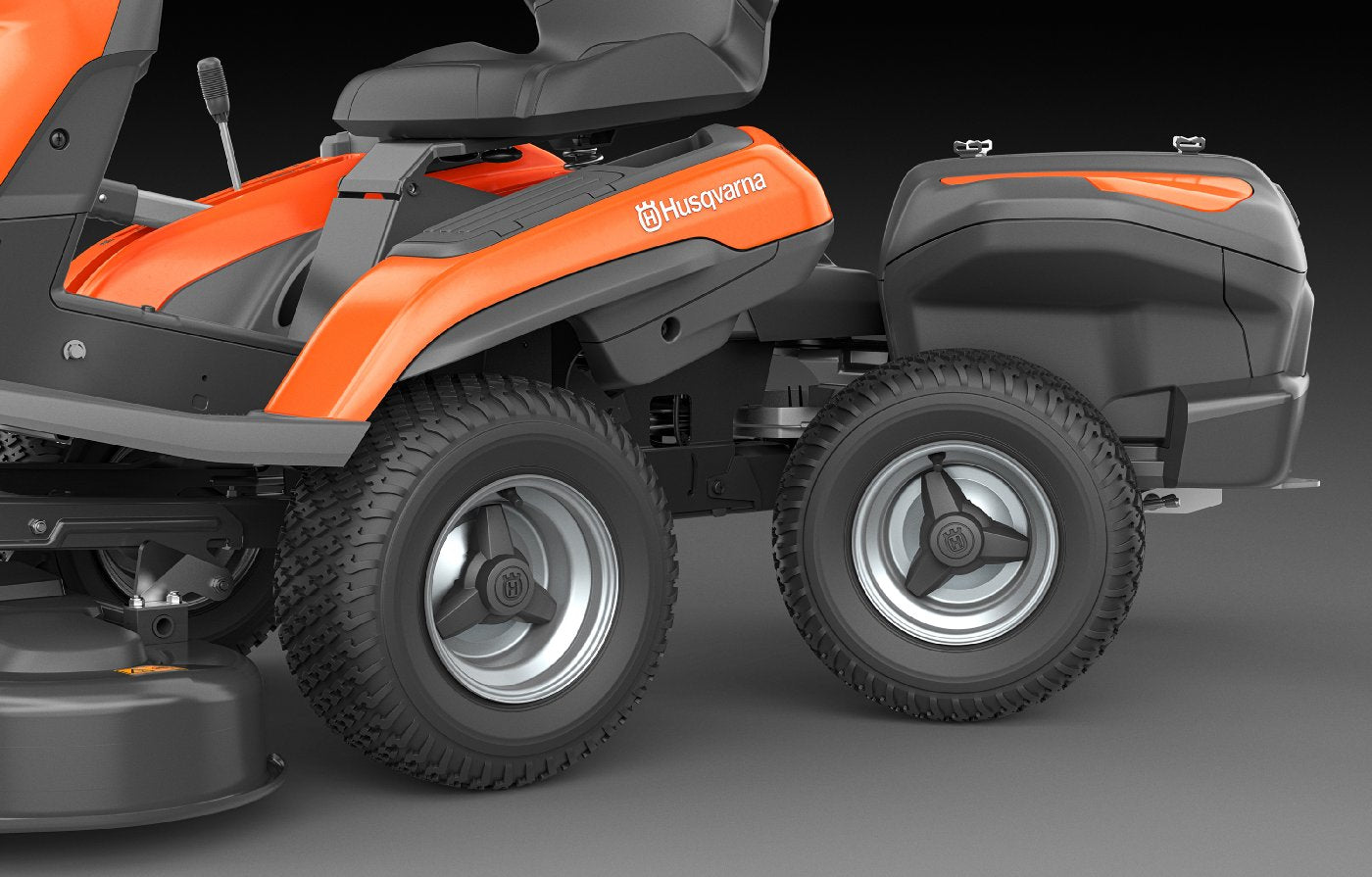 Husqvarna Akku-Frontmäher Rider 200iX – Modell 2025 (Grundgerät ohne Mähdeck)