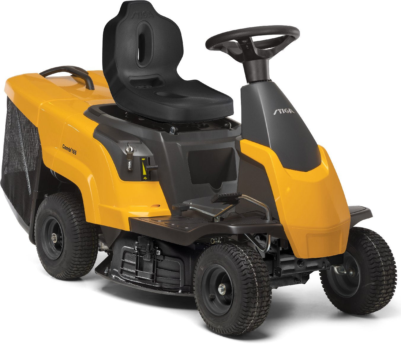Stiga Combi 166 – Wendiger Aufsitzmäher mit Hydrostat-Antrieb, Mulchkit & 66 cm Schnittbreite (Modell 2025)