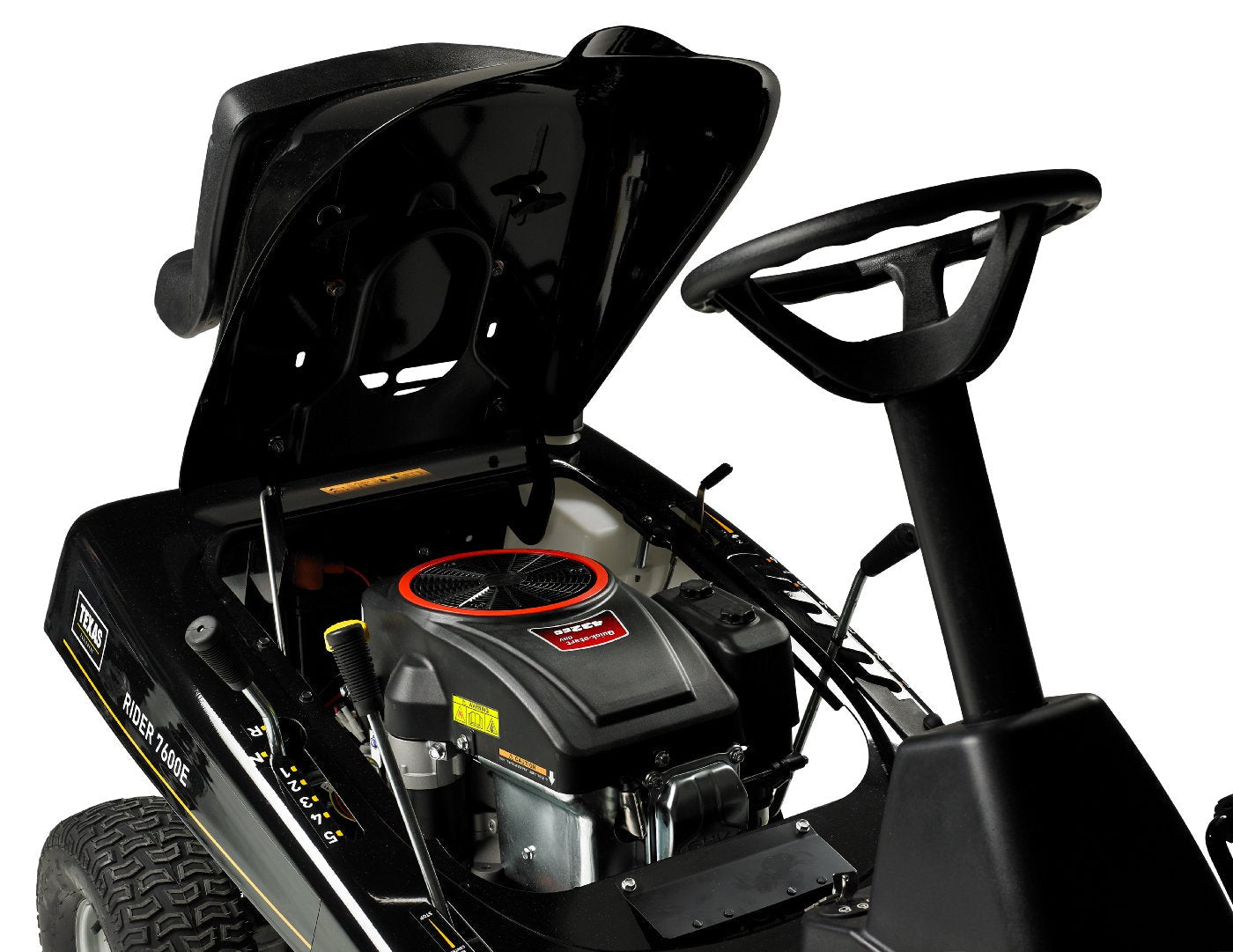 Texas Rider 7600E 2in1 – Kraftvoller Aufsitzmäher mit Mulchfunktion und 76 cm Schnittbreite (Modell 2025)
