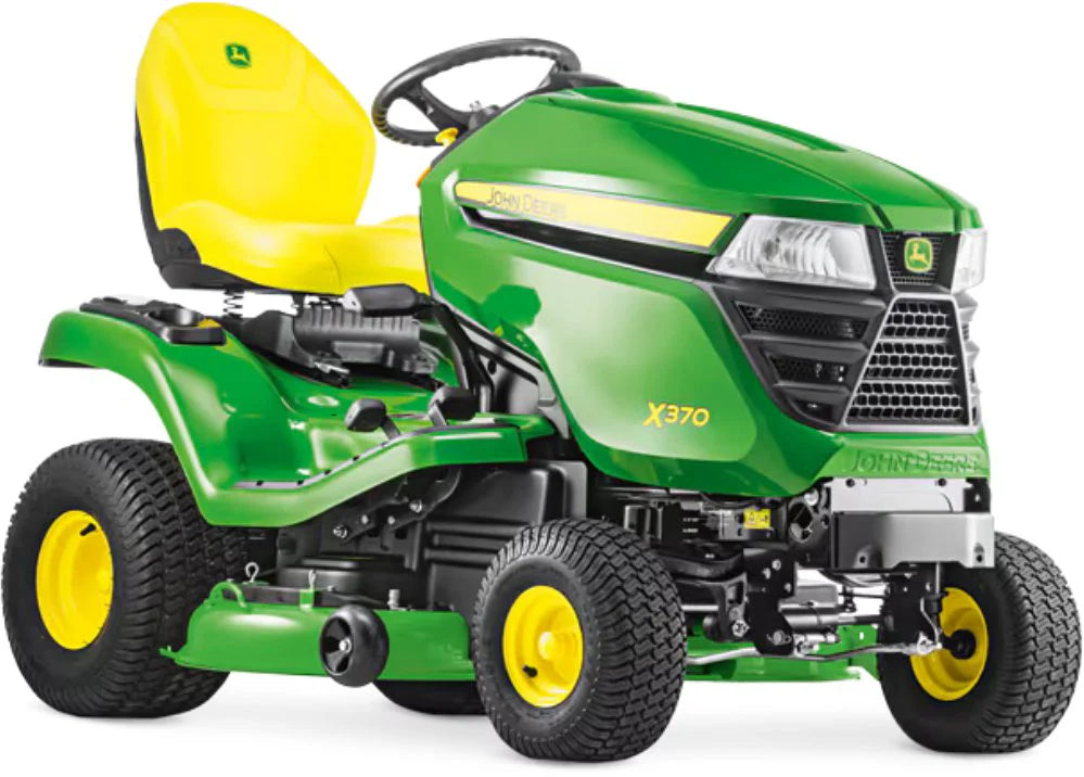 John Deere X370 – Rasentraktor Grundgerät ohne Mähwerk Modell 2025