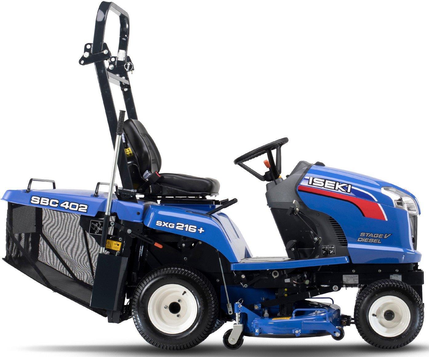 ISEKI SXG 216 H Diesel-Rasentraktor – mit StVZO-Paket & elektrischer Entleerung (Ausstellungsgerät)
