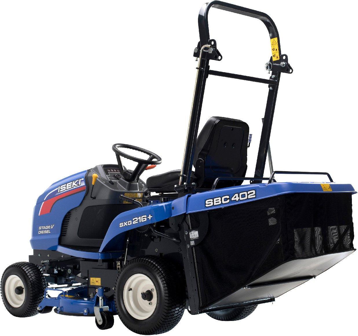ISEKI SXG 216 H (Modell 2025) – Diesel-Rasentraktor mit elektrischer Fangkorbentleerung