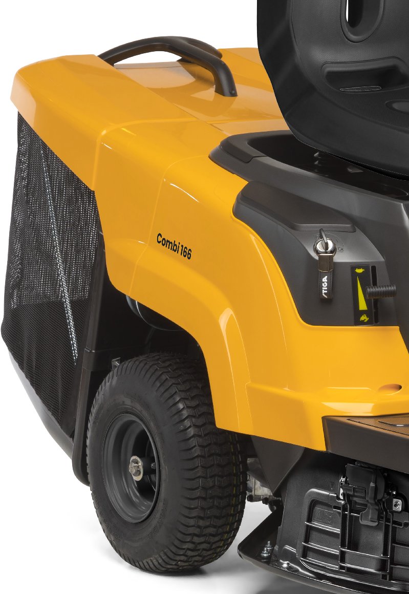 Stiga Combi 166 – Wendiger Aufsitzmäher mit Hydrostat-Antrieb, Mulchkit & 66 cm Schnittbreite (Modell 2025)