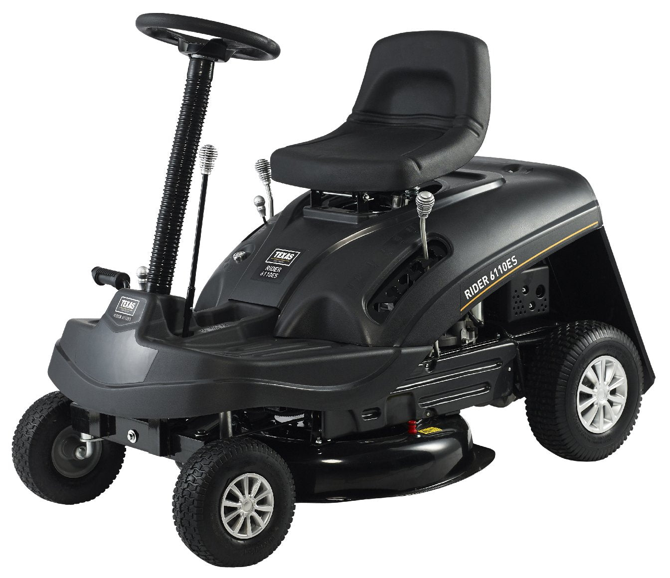 Texas Rider 6110ES Black Series – Aufsitzmäher Modell 2025