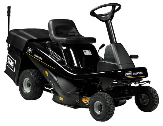 Texas Rider 7600E 3in1 – Kraftvoller Aufsitzmäher mit Fangen, Mulchen &amp; Seitenauswurf (Modell 2025)